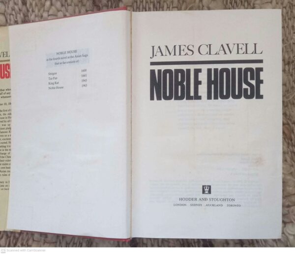 Noble House — James Clavell secondhand book