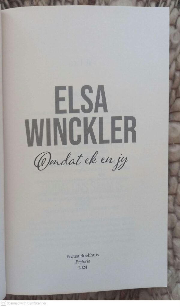 Omdat Ek En Jy Omnibus — Elsa Winckler secondhand book