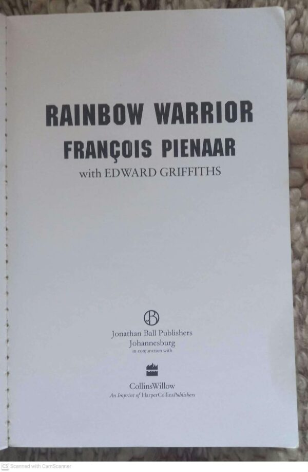 Rainbow Warrior — François Pienaar secondhand book
