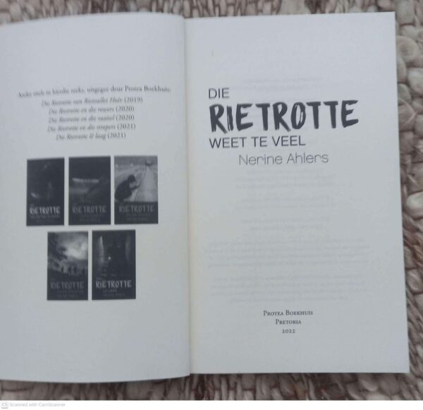 Die Rietrotte Weet Te Veel — Nerine Ahlers secondhand book