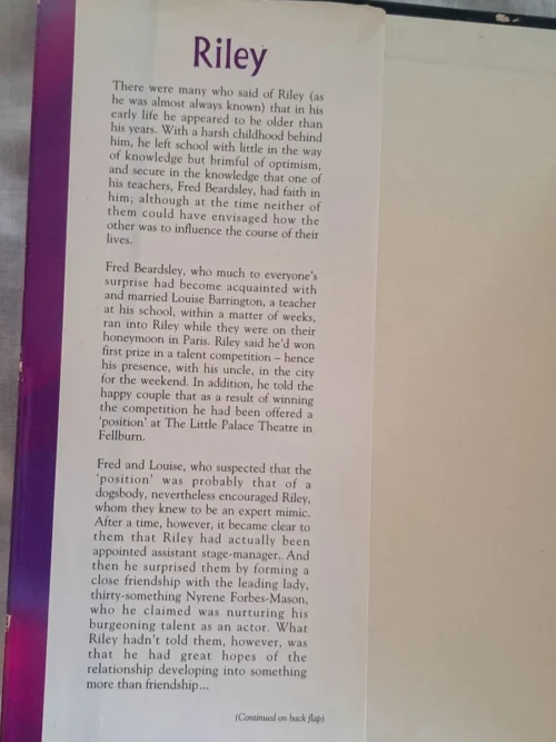 Riley – Catherine Cookson secondhand book
