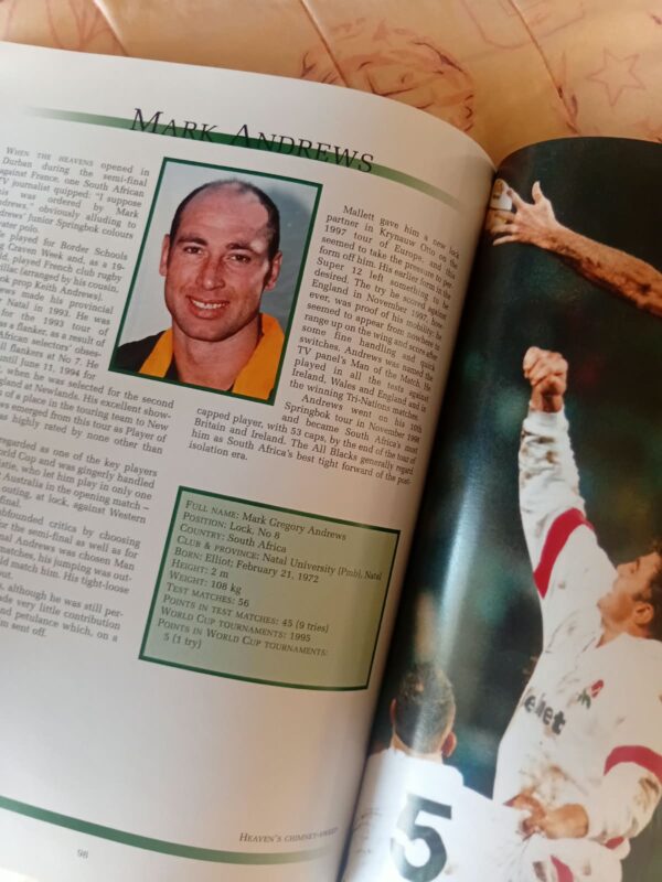 Rugby World Cup Greats – Zandberg Jansen, Gideon Nieman secondhand book