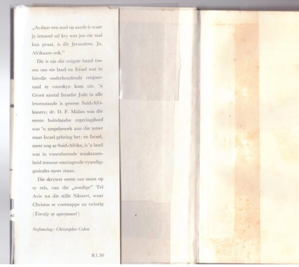 Die Rustelose Sjalom — Abraham H. De Vries secondhand book