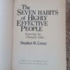 Seven Habits7 The Seven Habits Of Highly Effective People: Restoring The Character Ethic — Stephen R. Covey secondhand book