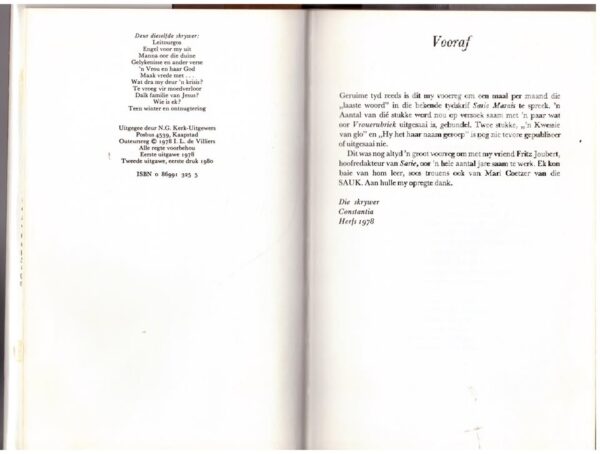 Sieners Van Die Môre — I. L. De Villiers secondhand book