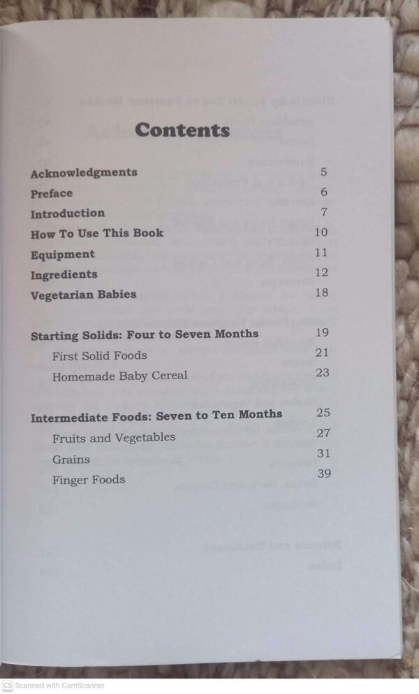 Simply Natural Baby Food — Cathe Olson secondhand book