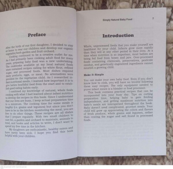 Simply Natural Baby Food — Cathe Olson secondhand book