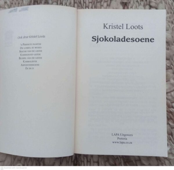 Sjokoladesoene — Kristel Loots secondhand book