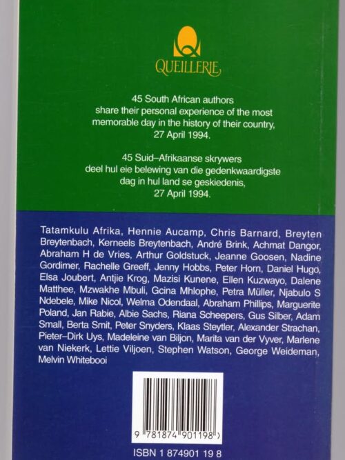 SA, 27 April 1994: ‘n Skrywersdagboek — André P. Brink secondhand book