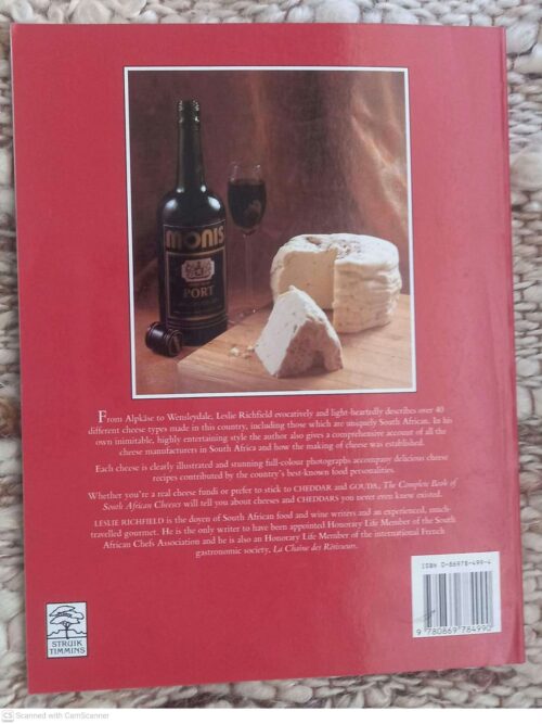 The Complete Book Of South African Cheeses — Leslie Richfield secondhand book