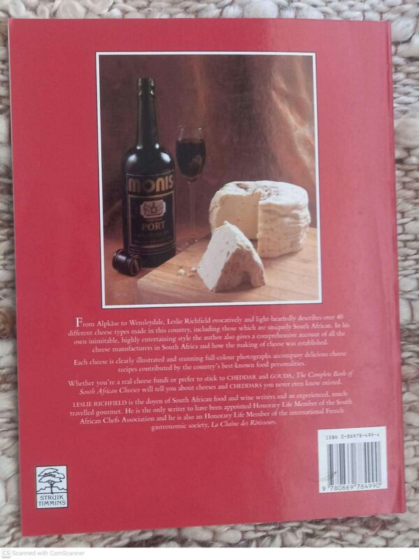 The Complete Book Of South African Cheeses — Leslie Richfield secondhand book