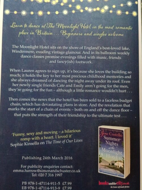 Summer Nights At The Moonlight Hotel – Jane Costello secondhand book