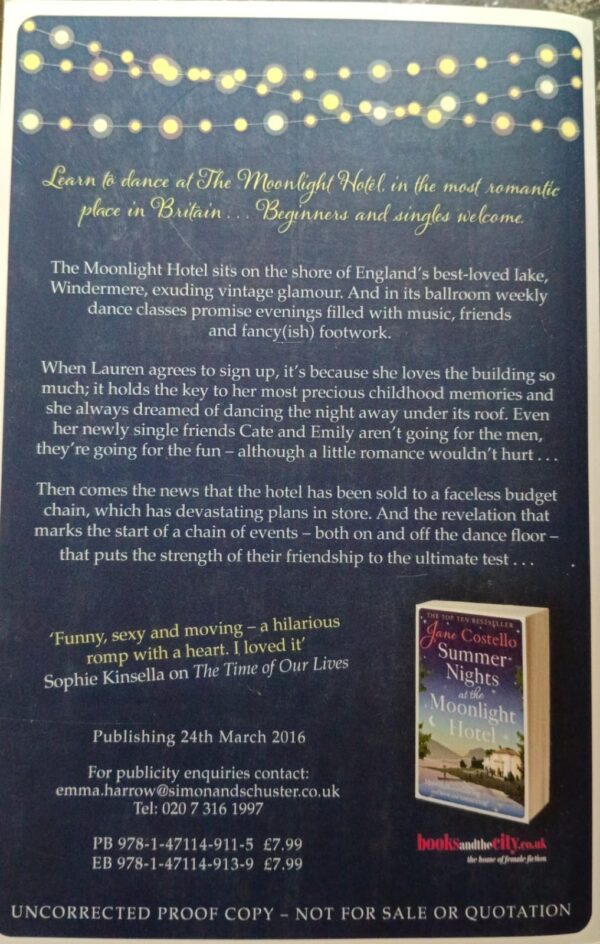 Summer Nights At The Moonlight Hotel – Jane Costello secondhand book