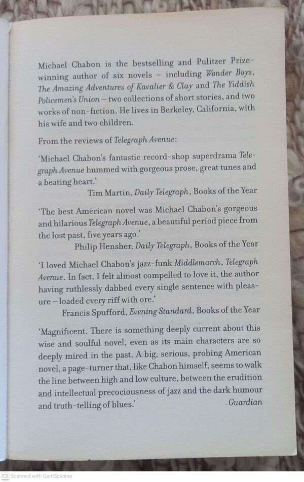 Telegraph Avenue — Michael Chabon secondhand book