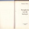 Terugkoms Van Die Hertogin – Frieda De Villiers secondhand book
