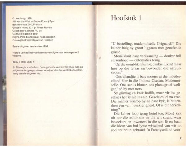 Terugkoms Van Die Hertogin – Frieda De Villiers secondhand book