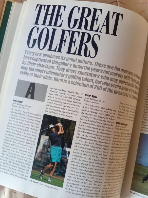 The Ultimate Encyclopedia Of Golf - Ted Barrett, Michael Hobbs (4) The Ultimate Encyclopedia Of Golf – Ted Barrett, Michael Hobbs secondhand book
