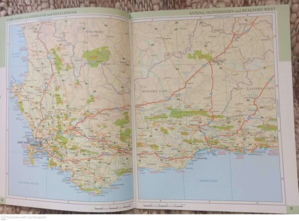 Touring Atlas South Africa And Botswana, Mozambique, Namibia, Zimbabwe secondhand book