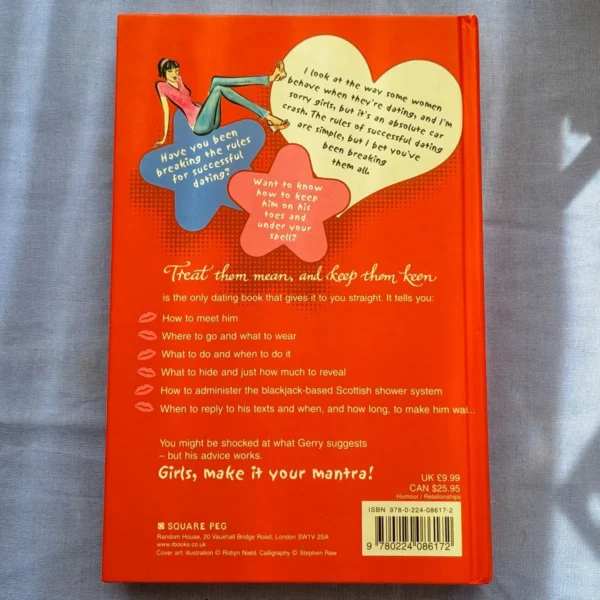 Treat Them Mean And Keep Them Keen: The Essential Dating Rule Book – Gerry Stergiopoulos secondhand book