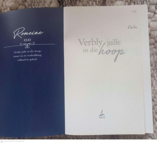 Verbly Julle In Die Hoop — Helena Hugo secondhand book