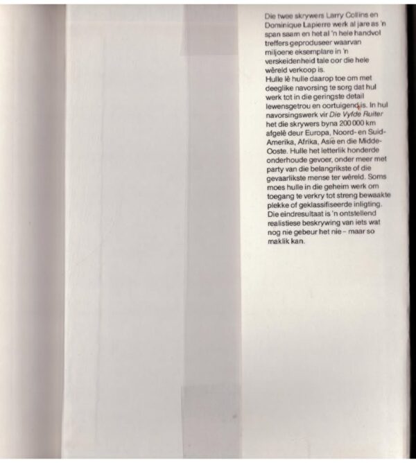 Die Vyfde Ruiter — Larry Collins, Dominique Lapierre secondhand book
