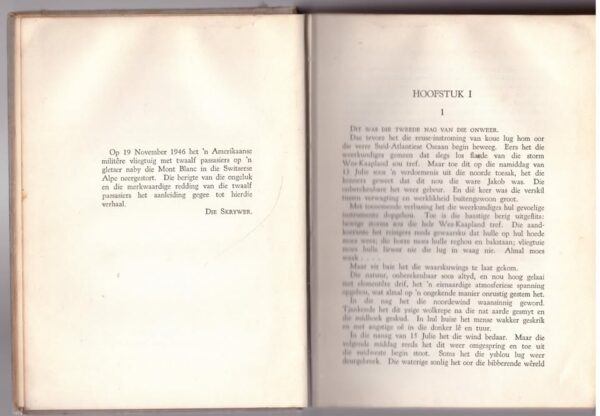 Die Wolkemaker — W. A. De Klerk secondhand book