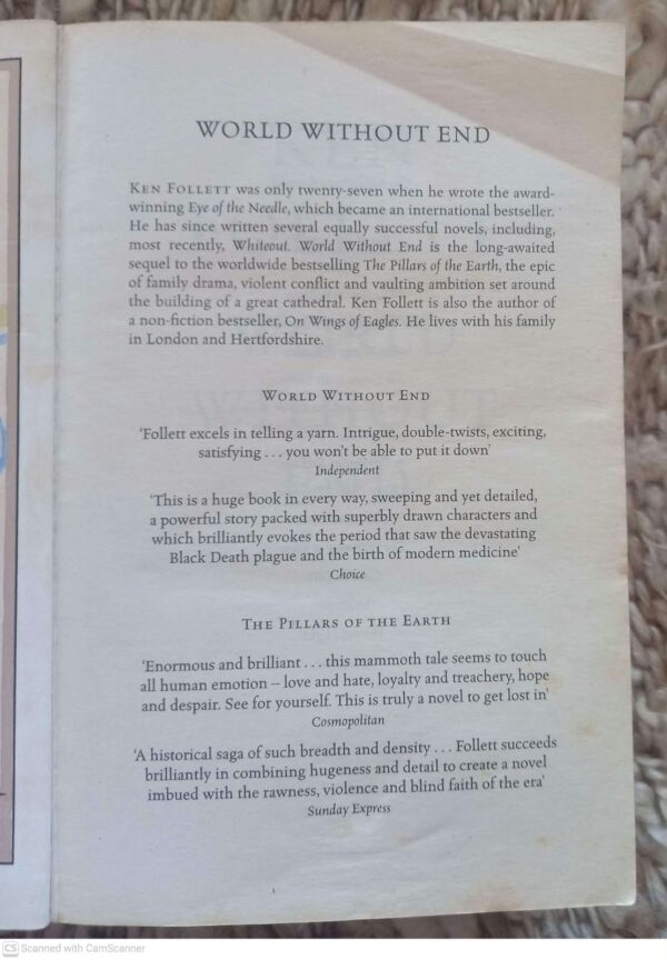 World Without End — Ken Follett secondhand book