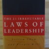 The 21 Irrefutable Laws Of Leadership – John C. Maxwell secondhand book