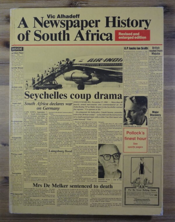 A Newspaper History Of South Africa – Vic Alhadeff secondhand book