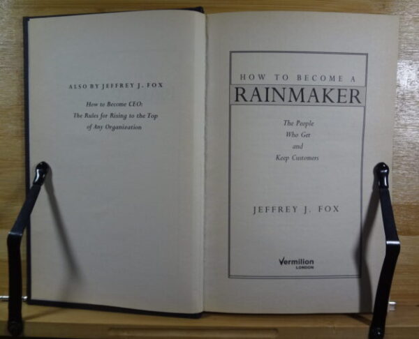 How To Become A Rainmaker – Jeffrey Fox secondhand book