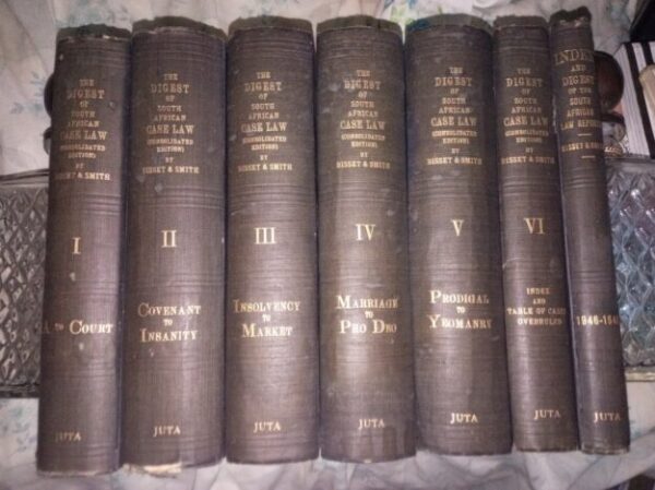 Classic Collection Of The Digest Of South African Case Law 1946–1949 secondhand book