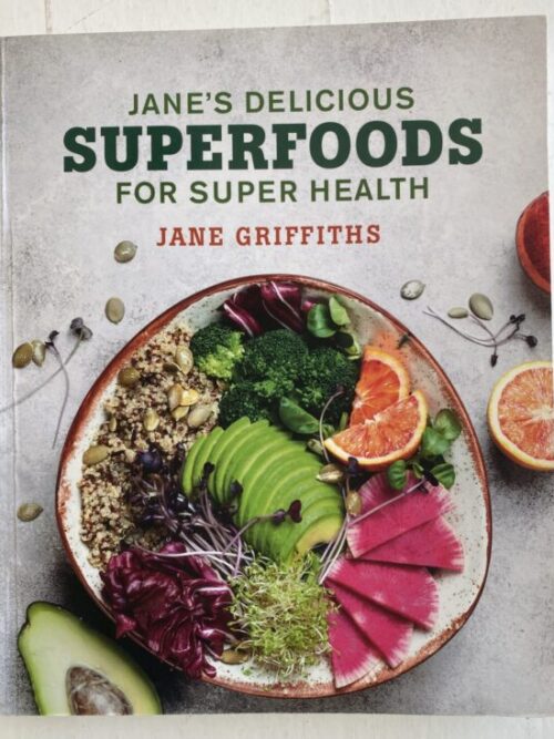 Jane’s Delicious Superfoods For Super Health – Jane Griffiths secondhand book