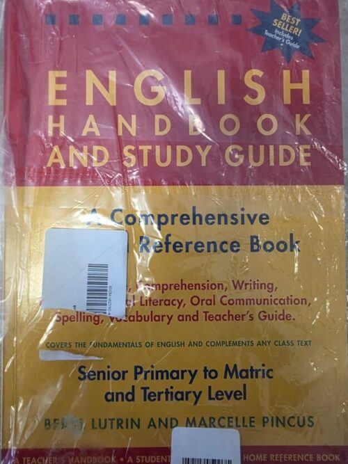 The English Handbook And Study Guide — Beryl Lutrin, Marcelle Pincus secondhand book