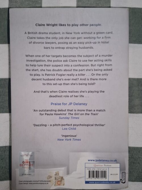 Believe Me – JP Delaney secondhand book