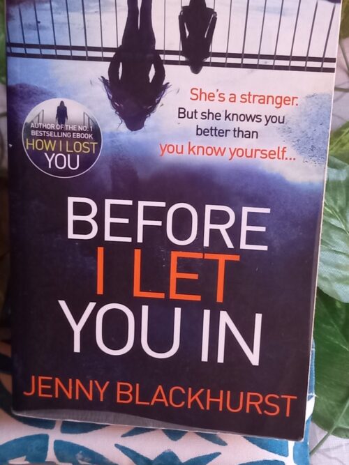 Before I Let You In – Jenny Blackhurst secondhand book