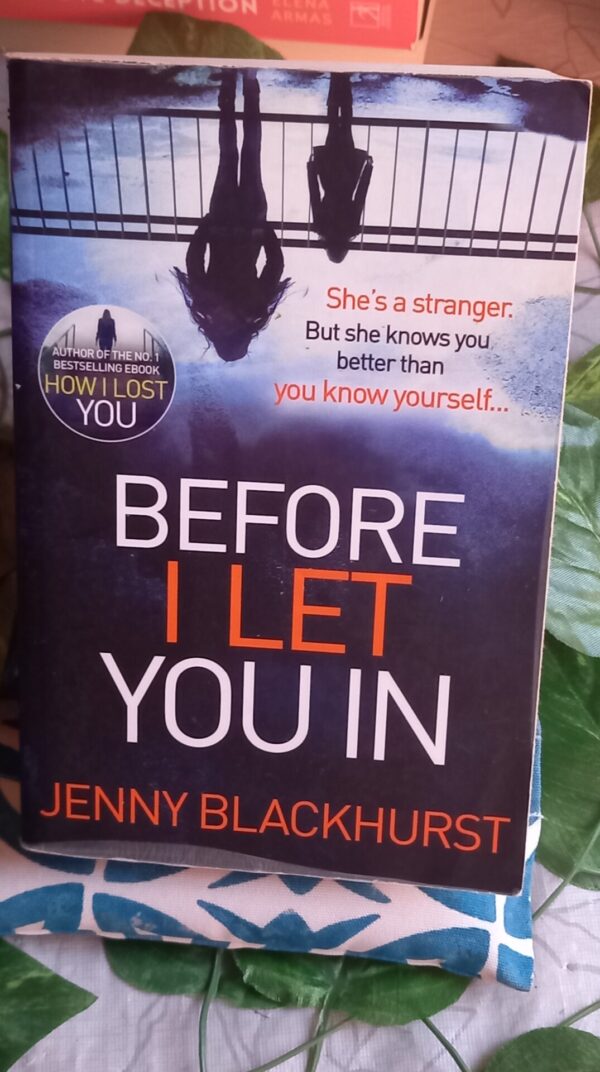 20261008_164436 Before I Let You In – Jenny Blackhurst secondhand book