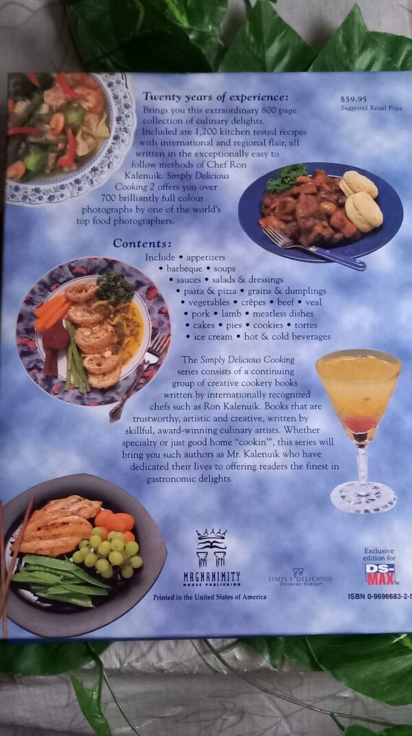 Simply Delicious Cooking 2 – Ron Kalenuik secondhand book