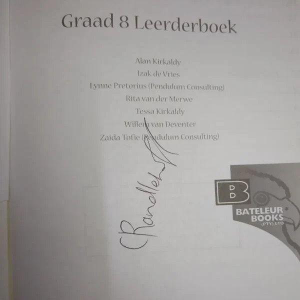 Tree Vooruit Reeks: Sosiale Wetenskappe Leerderboek Graad 8 – Alan Kirkaldy Et Al. secondhand book