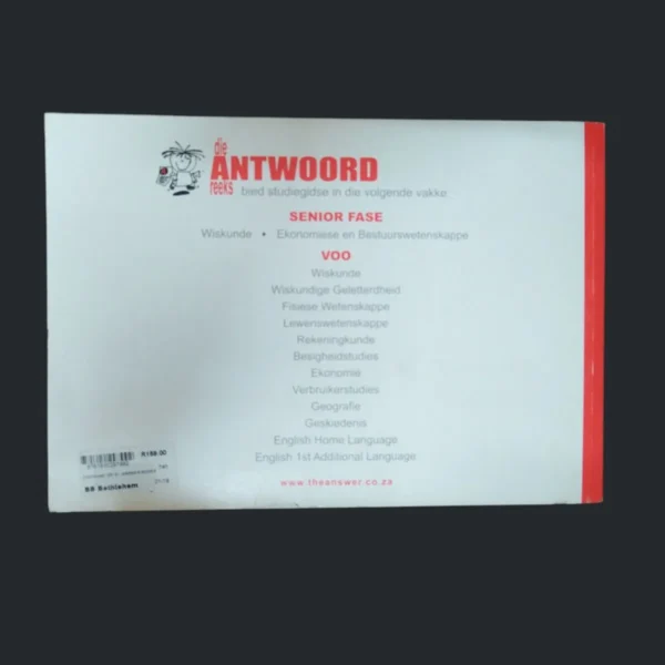Die Antwoord Reeks Ekonomie 3-in-1 Studiegids Graad 10 – Talita Lewis, Michael Engelbrecht secondhand book