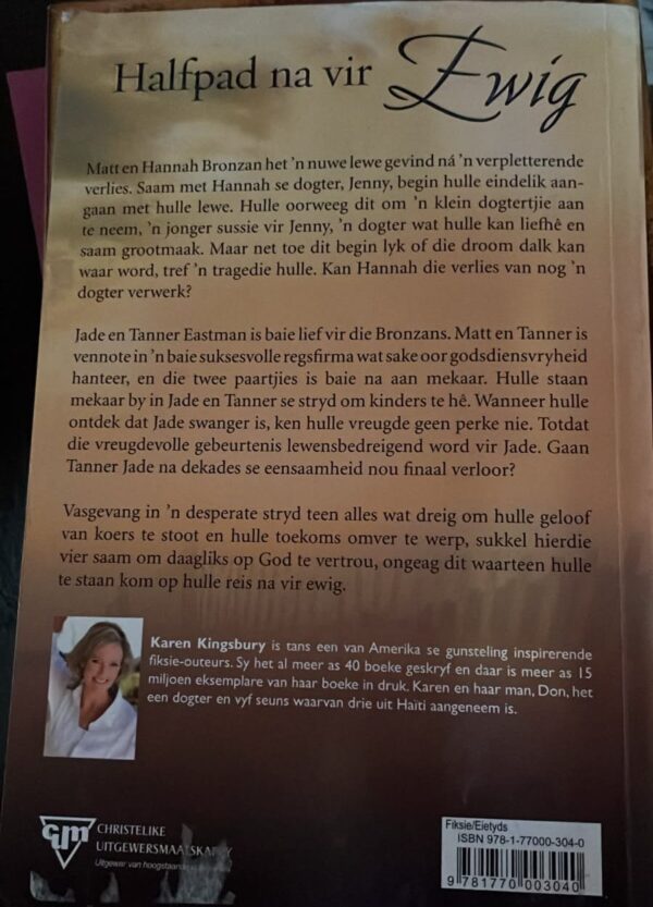 Halfpad Na Vir Ewig – Karen Kingsbury secondhand book