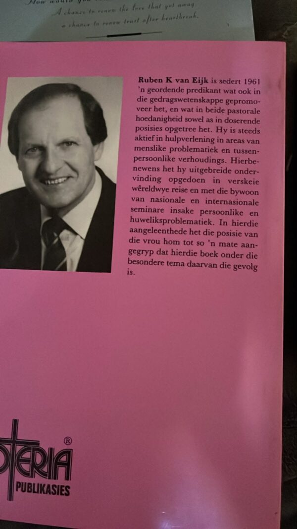 Mevrou, Jy Is Iets Besonders – Ruben K Van Eijk secondhand book
