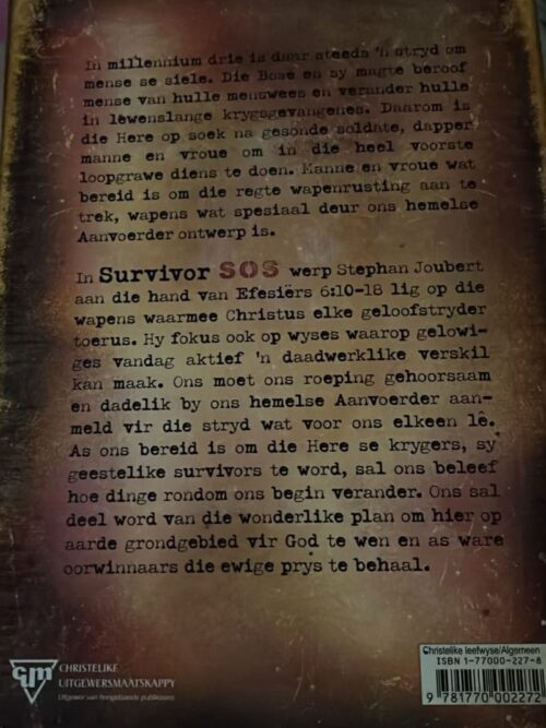 Survivor SOS – Stephan Joubert secondhand book