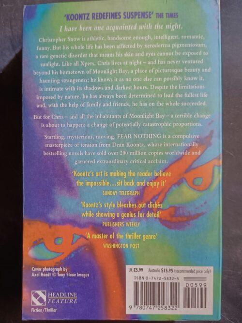 Fear Nothing – Dean Koontz secondhand book