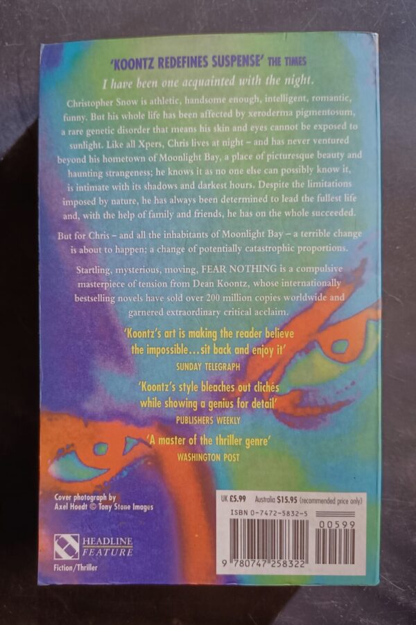 Fear Nothing – Dean Koontz secondhand book