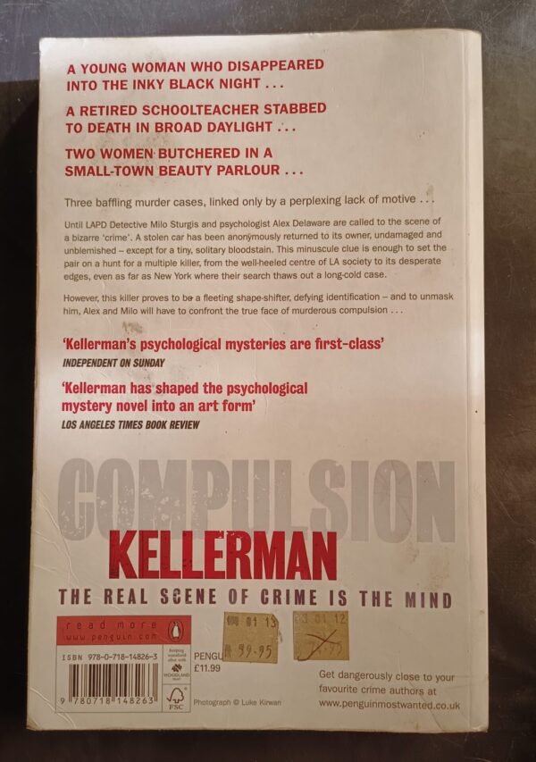 Compulsion – Jonathan Kellerman secondhand book