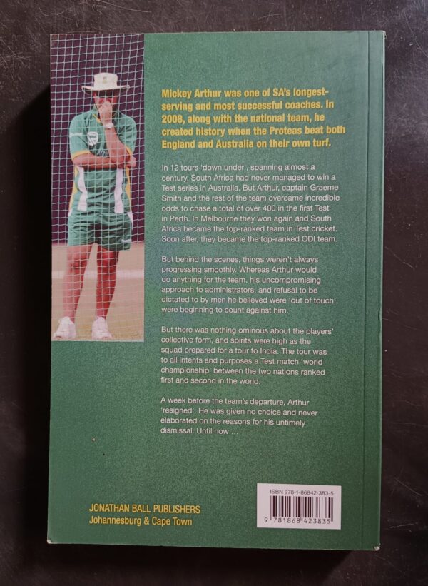 Taking The Mickey: The Inside Story – Mickey Arthur secondhand book