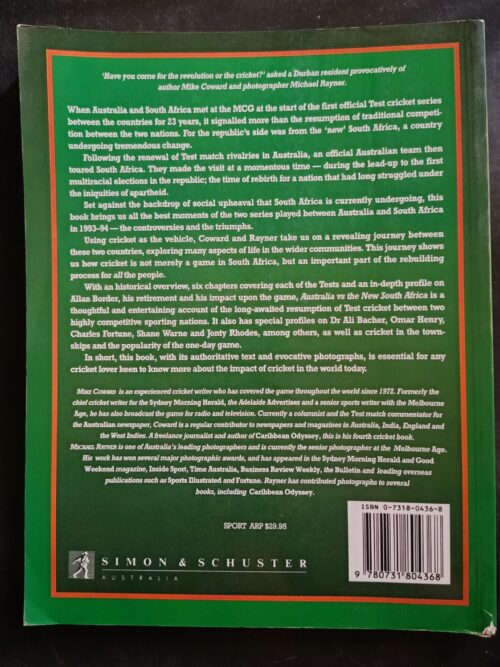 Australia Vs The New South Africa: Cricket Contact Renewed – Mike Coward secondhand book