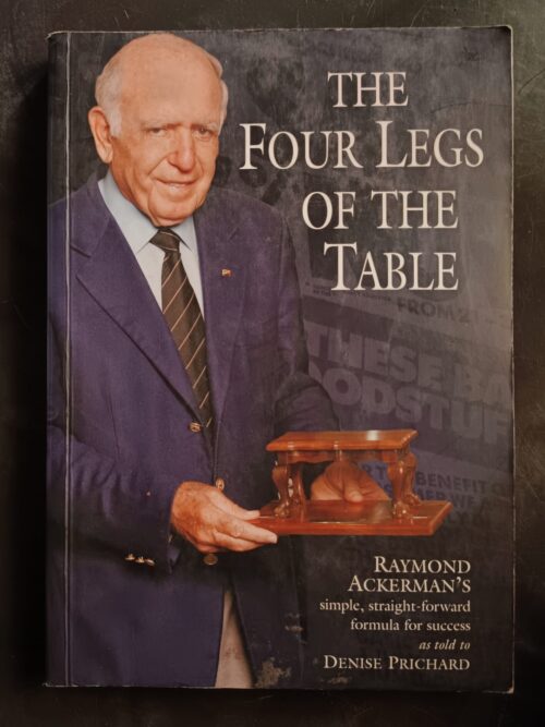 The Four Legs Of The Table – Raymond Ackerman secondhand book