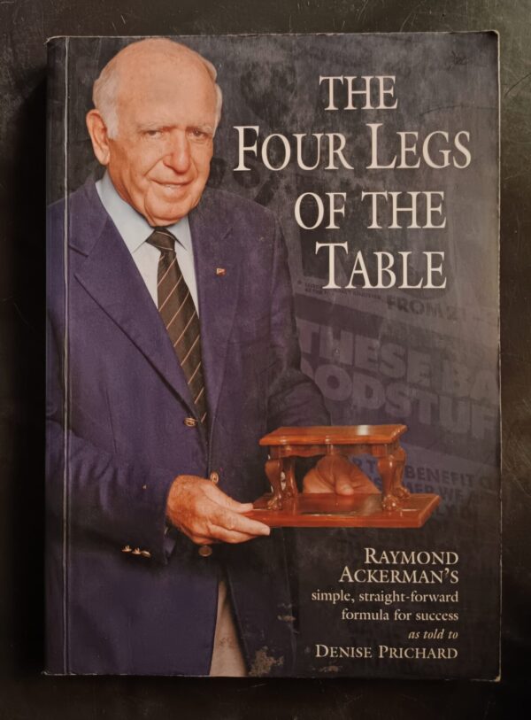 The Four Legs Of The Table – Raymond Ackerman secondhand book