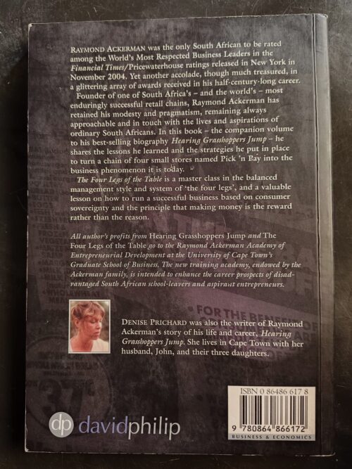 The Four Legs Of The Table – Raymond Ackerman secondhand book